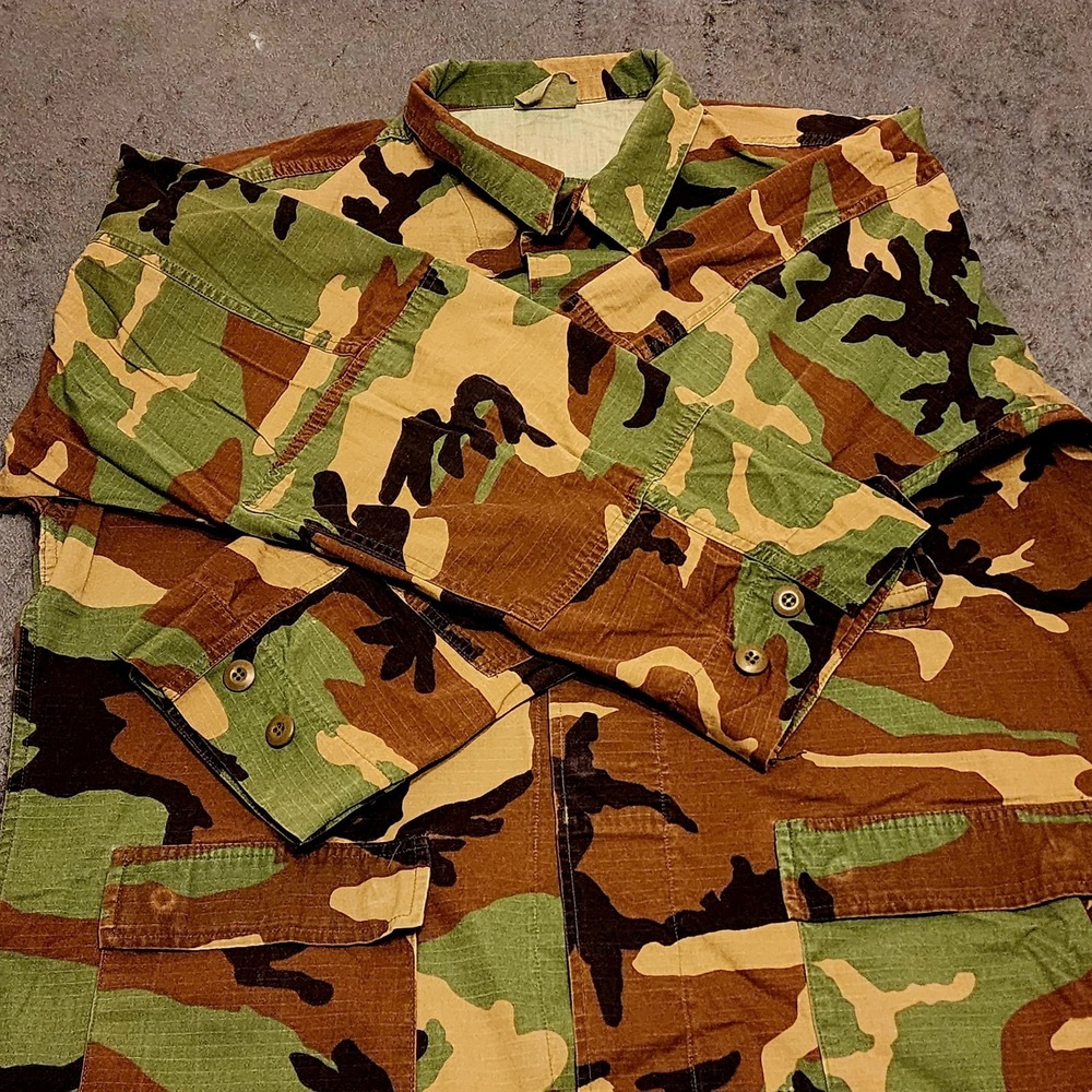 Camouflage BDU Field Jacket/Shirt XL Long NATO 8415-01-390-8552 - Picture 2 of 6